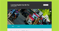 Desktop Screenshot of learningenglishcanbefun.com