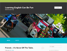 Tablet Screenshot of learningenglishcanbefun.com